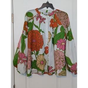 Olivia James Cotton Women's Blouse Size Large. Never Worn. Never Worn. No Tags